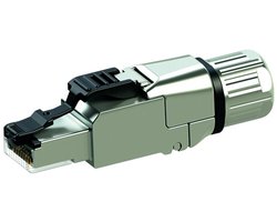 Telegärtner 100023088 Op het veld aansluitbare RJ45-connector MFP8 IE T568 A CAT.6A(IEC), AWG26/1-AWG24/1, AWG27/7-AWG2