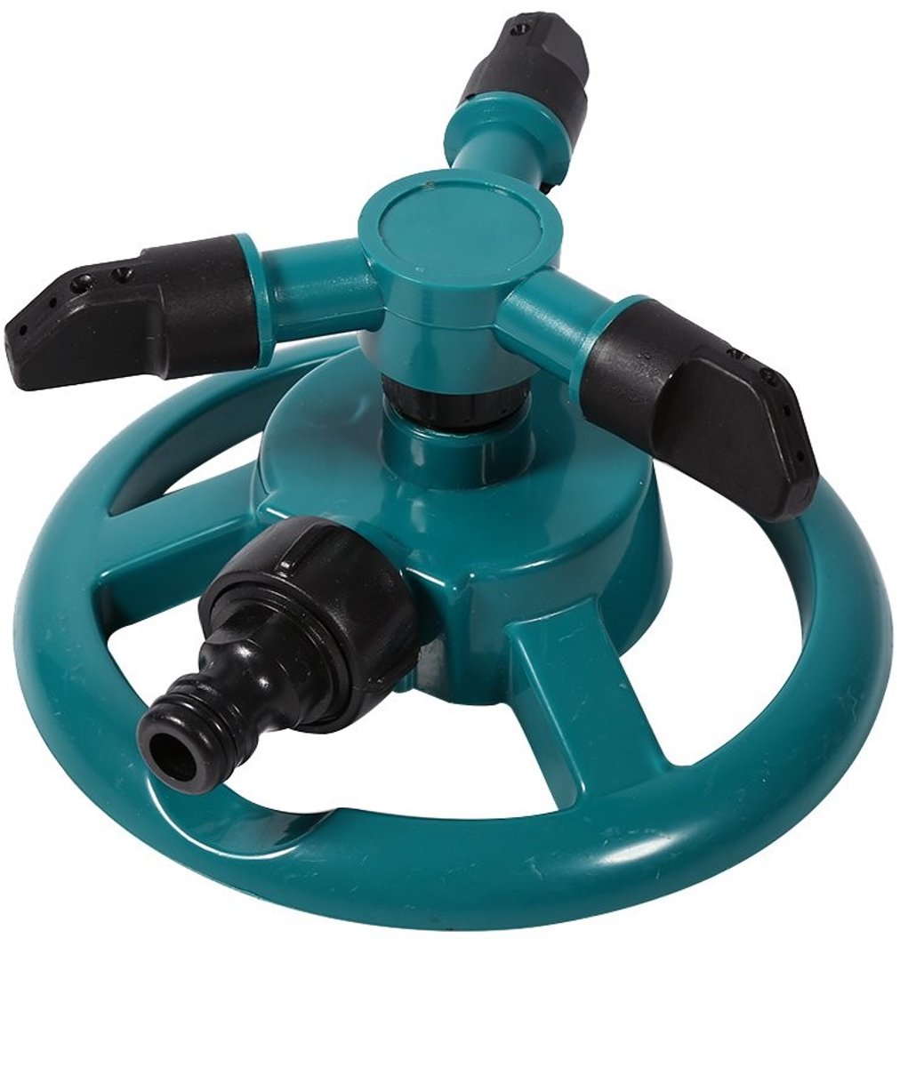 Dailygoods- Tuinsproeier 360° Roterend - Sproeikop - Irrigatiesysteem - Waterbesparend - Eenvoudige Slangaansluiting - Hoogwaardig ABS-Materiaal - Sproeisysteem