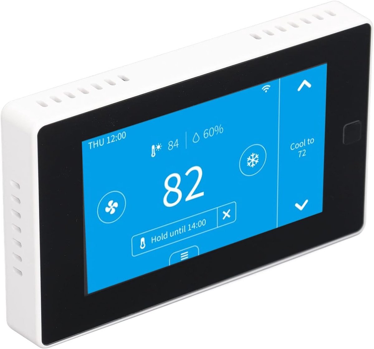Slimme Thermostaat - WiFi Thermostaat Touchscreen Controller - Energie Besparen - Intelligente Leerfunctie - 43 inch - Wit
