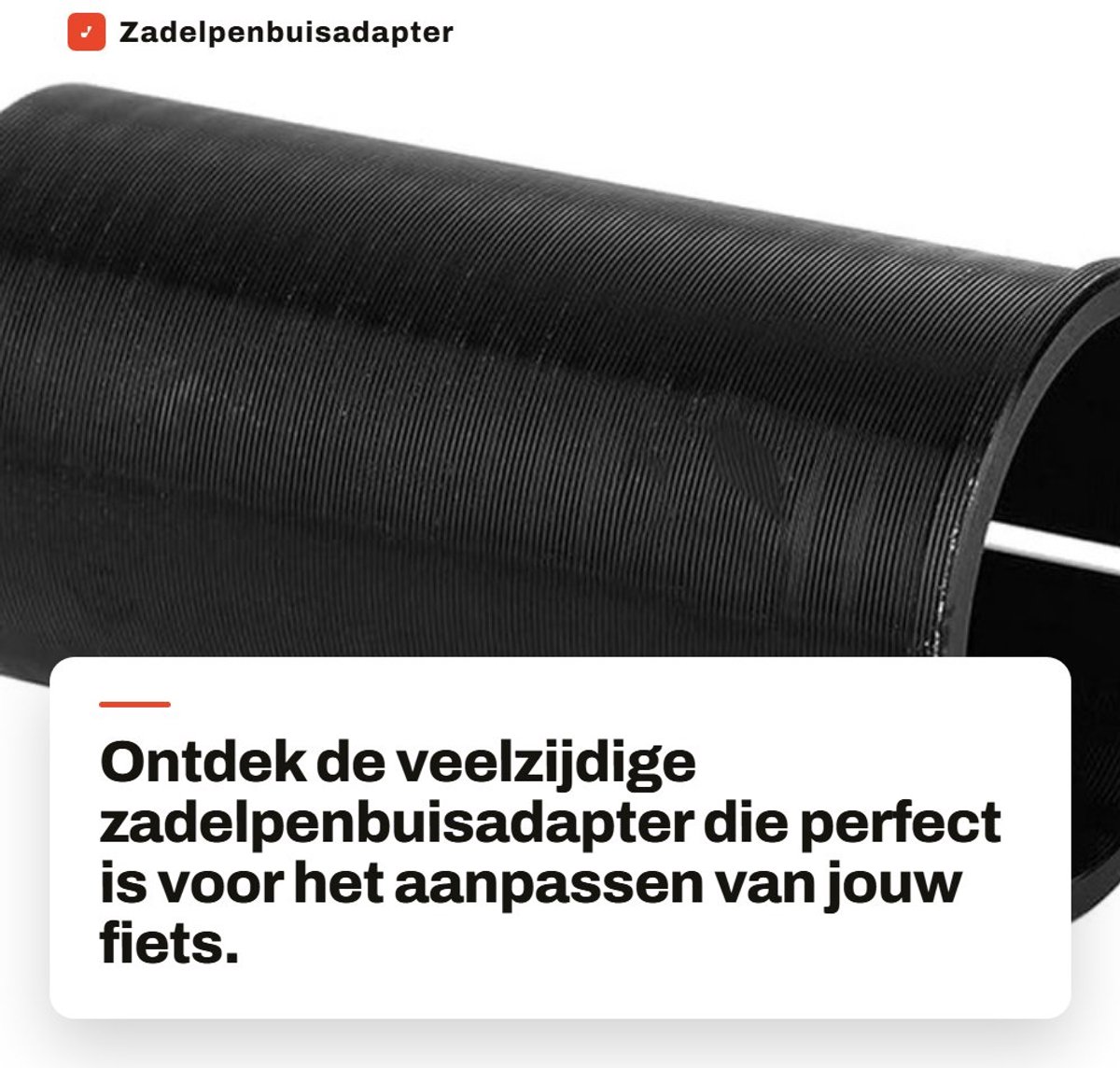 Dailygoods - Zadelpenbuisadapter 27,2 mm naar 28,6/30/30,4/30,8/31,6/33,9 mm - Eenvoudige installatie - Lichtgewicht - Antislip - Geschikt voor racefi...
