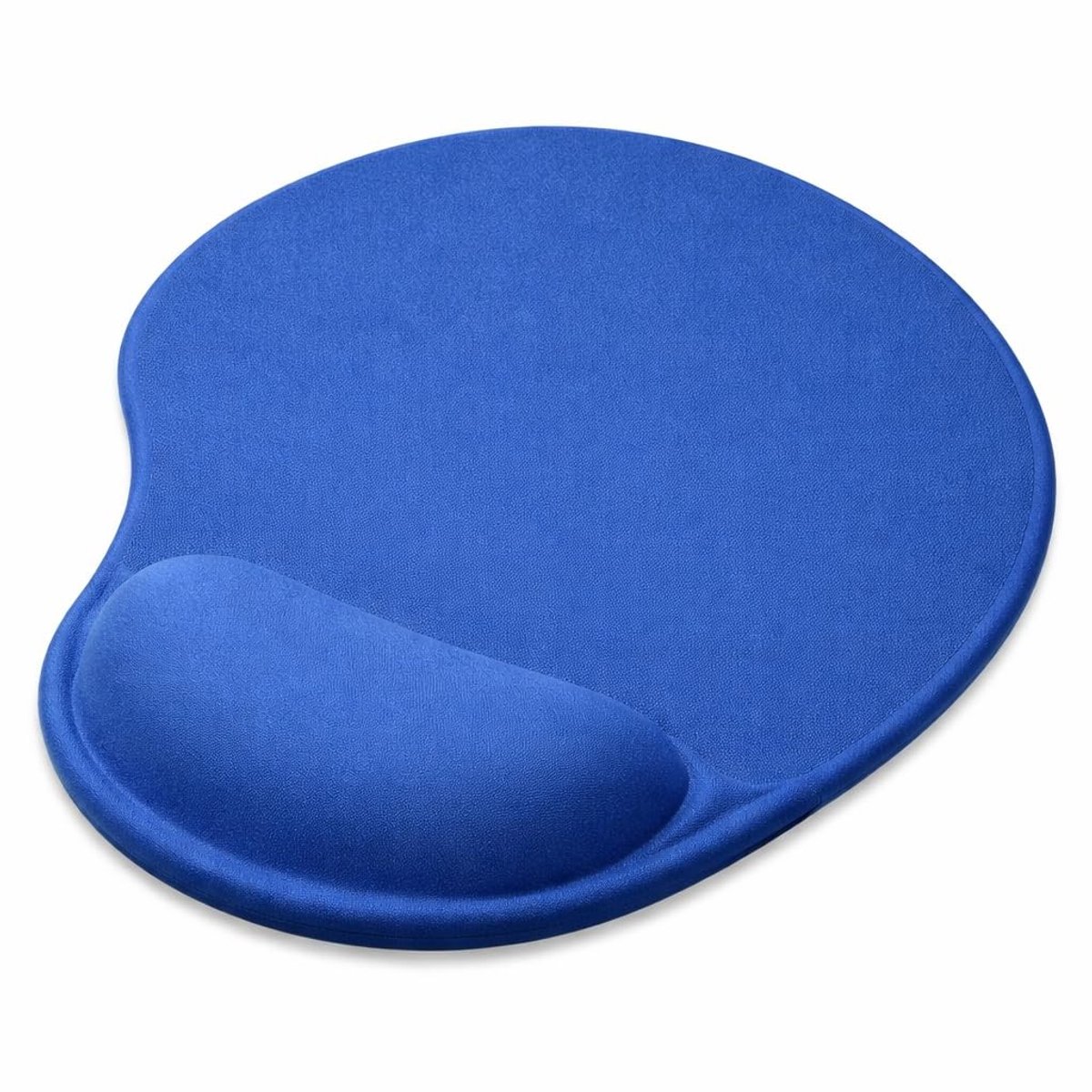 Dailygoods- Muismat Ergonomisch - Muismat Mini - Muismat Blauw - Polssteun Muis - Geheugenschuim - 20x23x2,1 cm
