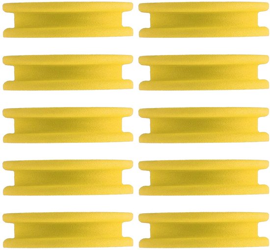 Dailygoods- Schuimspoelen 10 Stks - Kronkelende Platen - Vislijn Wikkeling - Duurzaam Schuim - Lichtgewicht - Slijtvast en Praktisch - Vislijnhouder van Dailygoods — afbeelding 2