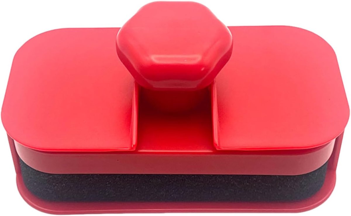 Bandenborstel Spons - Wiel Spons Applicator - Banden Glans Aanbrengen - Stofdichte Dop - 14.2x7.5x7.2cm - Zwart