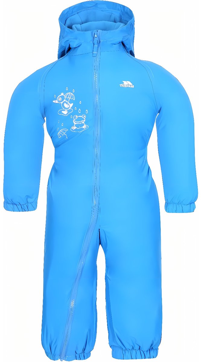 Trespass Regenset voor kinderen Dripdrop - Regenkostuum voor baby's Cobalt