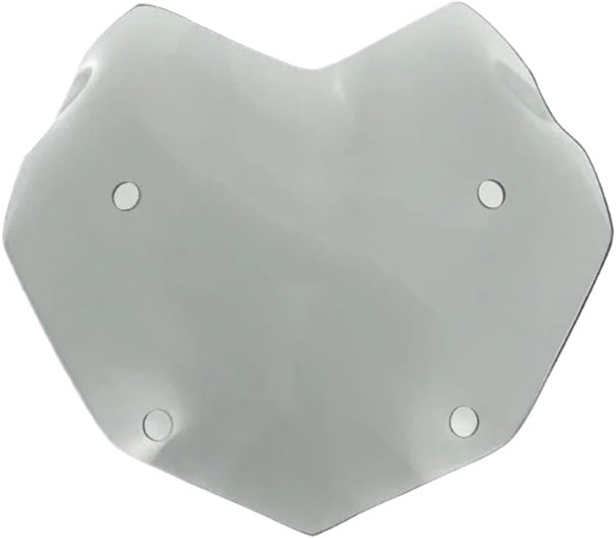 Scooter Windscherm - Voorruit Protector - Motor Bescherming - Flexibel Materiaal - 300MM - Rookgrijs