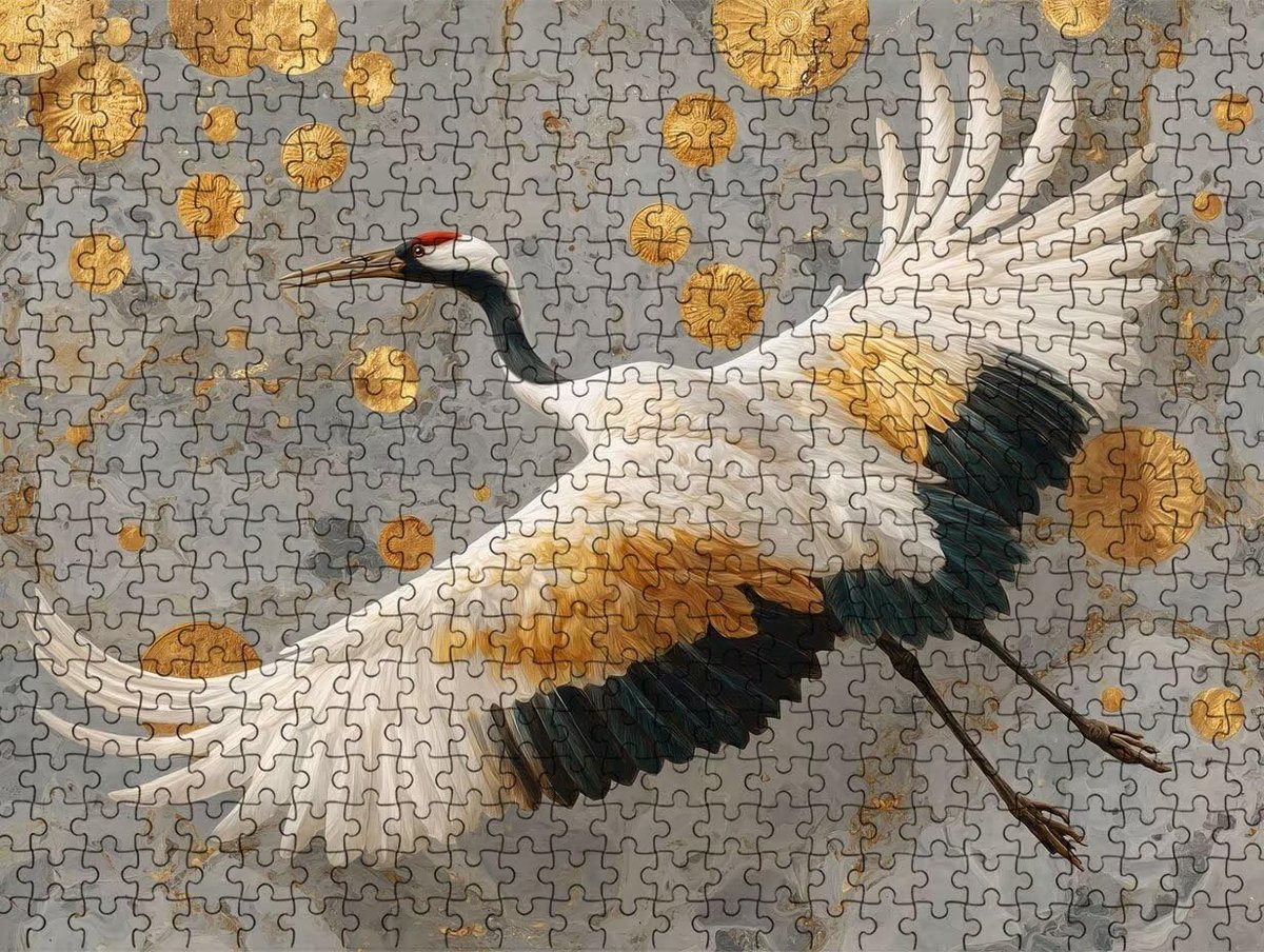 Puzzel 3000 stukjes - Volwassen puzzel - Familie activiteit - Houten materiaal - 81 x 122 cm - Wit