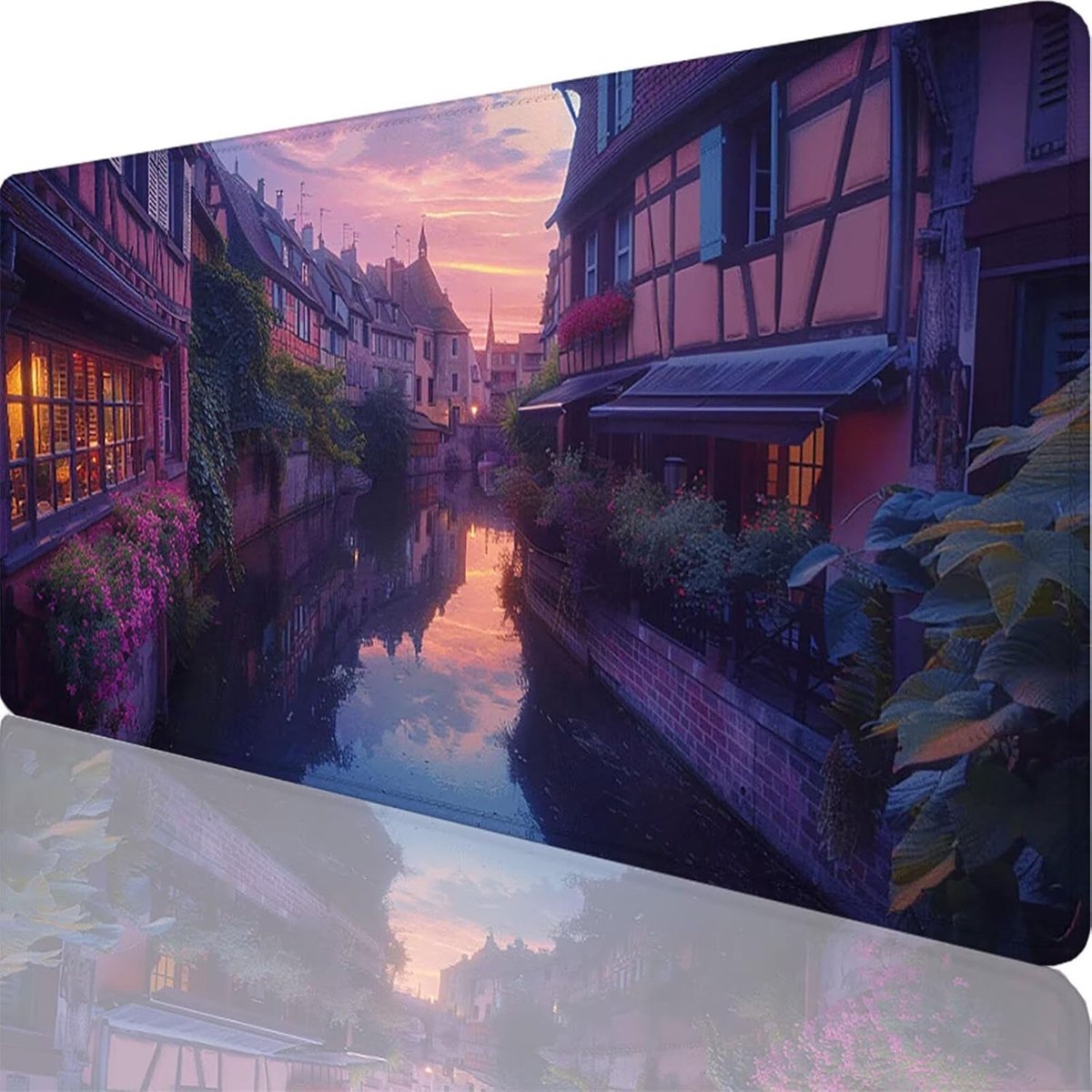 XXL Muismat - Bureaukussen - Gaming en werk - Waterdicht antislip - 120x60 cm - Grijs