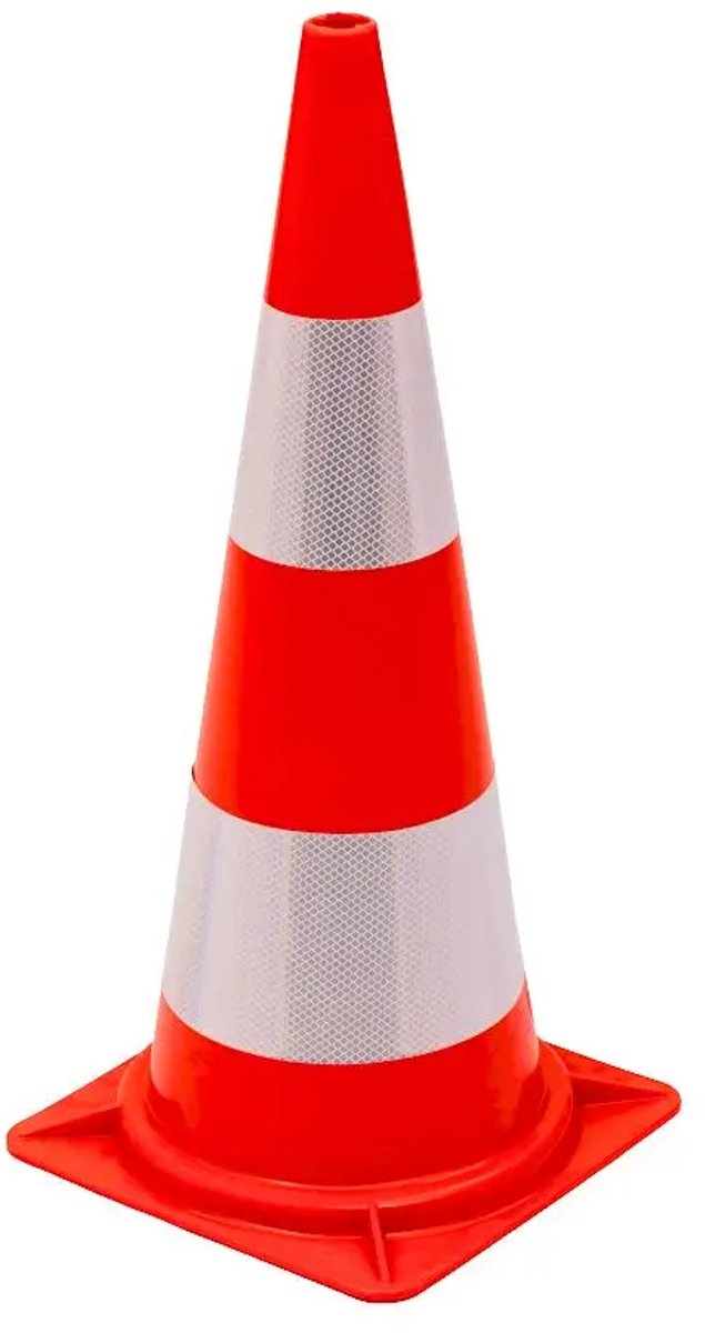 Ri-Traffic basic verkeerskegel - reflectieklasse 1 | 75 cm | 1 stuk