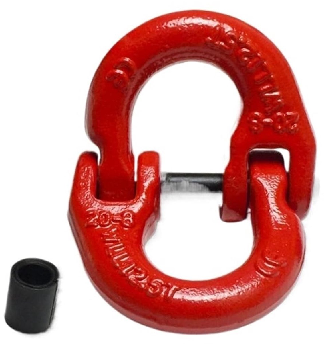 Hefgesp - Verbindingsgesp Ring - Materiaal Tillen - Zeer Sterk G80 - 53T 12-14mm - Zilverkleurig