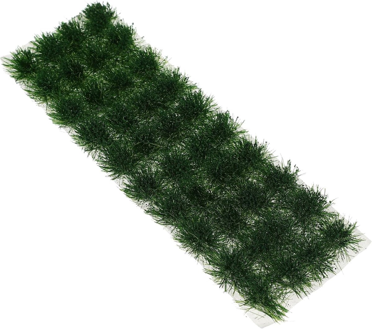 Gras Model - Miniatuur Gras - Landschap Decoratie - Plastic Materiaal - 15.5x5cm - Donkergroen