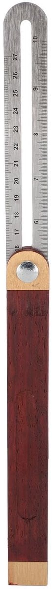 Dailygoods - Afschuinmes - Verstelbaar - Hoge precisie - 27 cm - Glijliniaal - Voor houtbewerking - Geschikt voor ingenieurskunde