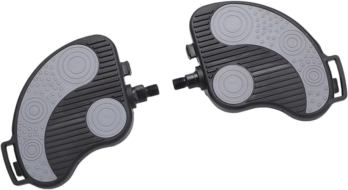 Hometrainer Pedalen - Fiets Vervanging - Thuis Fitness - Antislip Riem - 9/16 of 1/2 Inch - Zwart