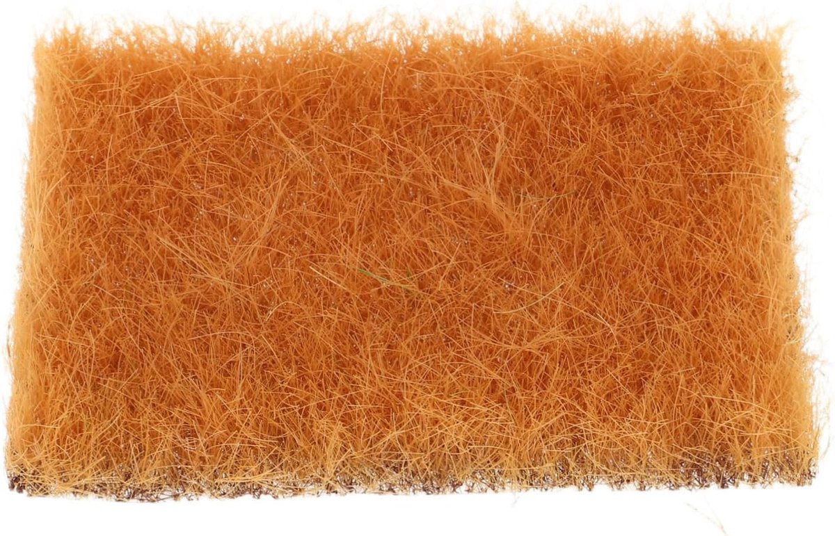Miniatuur Gras Clusters - Kunstgras Stroken - Modelbouw Landschappen - Handgescheurde Stukken - 8 x 5 cm - Khaki