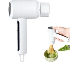 Elektrische Garde - Matcha Mixer - Dranken Mengen - Oplaadbaar Handapparaat - 177 x 13 cm - Wit