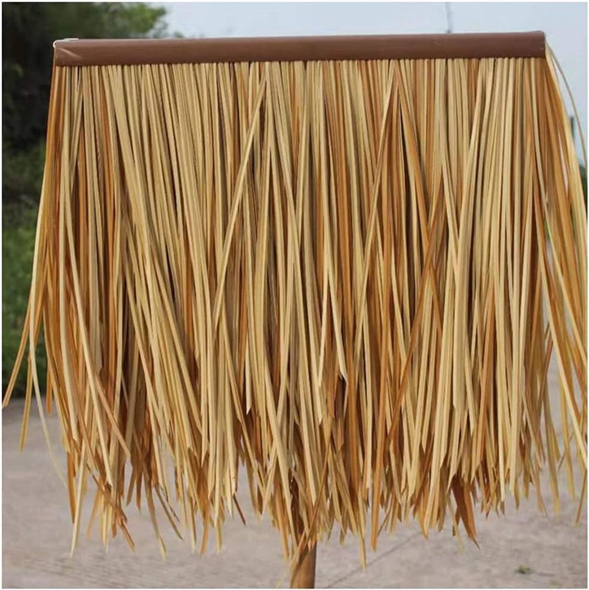 Kunstmatige Dak Bedekking - Nep Riet - Decoratie Paviljoen - Vlamvertragend Materiaal - 6 Stuks - Geel