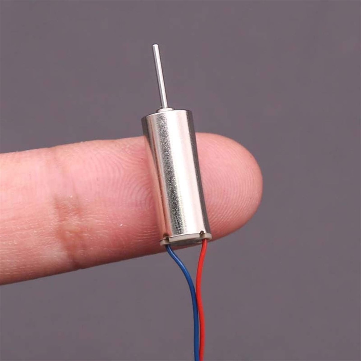 Gelijkstroommotor - Kleine motor - Modelbouw projecten - Hoge snelheid - 6 mm x 15 mm - Zilverkleurig