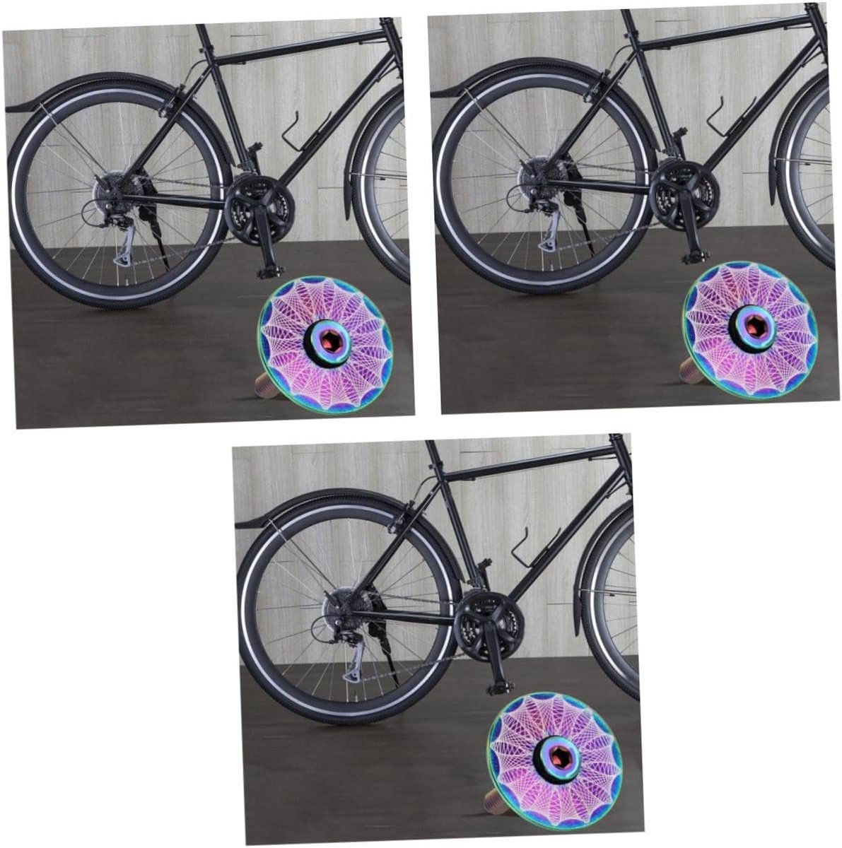 Fiets Headset Covers - Stuurdoppen - Fiets Decoratie - Titanium Legering - 3 Stuks - Kleurrijk