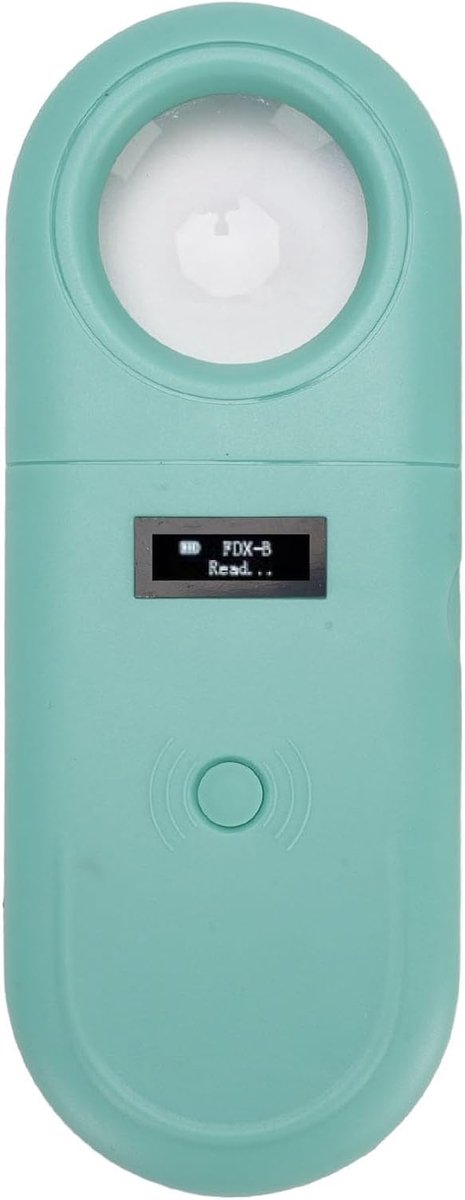 Dierenchip Scanner - Chip Lezer - Dieren Identificatie - Groot Leesbereik - USB Opladen - Groen