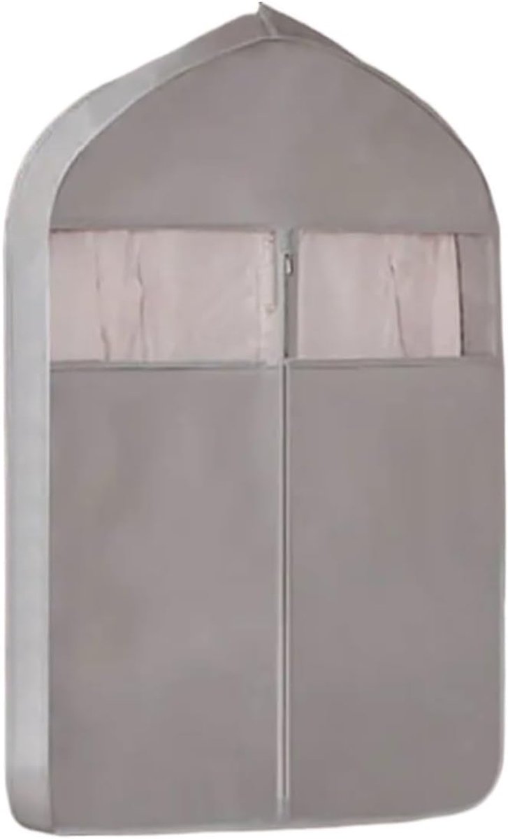 Kleding Covers - Kledingbeschermers Garderobe - Kleding Opbergen - Uitgebreide Bescherming - 6 Stuks L - Grijs