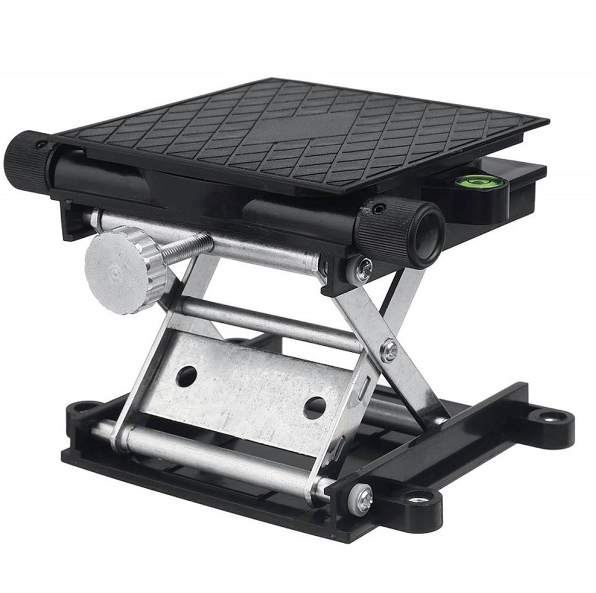 Dailygoods- Lab Lift Automatische Nivellering - Draaibaar Hefplatform - Duurzaam Aluminium - Stabiele Lab Jack - Voor Natuurkunde/Scheikunde/Biologie