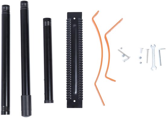 Dailygoods- Onkruidgrassnijder Dubbelsnijdend - Verstelbare Roestvrijstalen Handgreep - Ergonomisch Ontwerp - 65 Mangaanstaal Messen - Duurzaam en Schokbestendig - Onkruidmes van Dailygoods — afbeelding 2