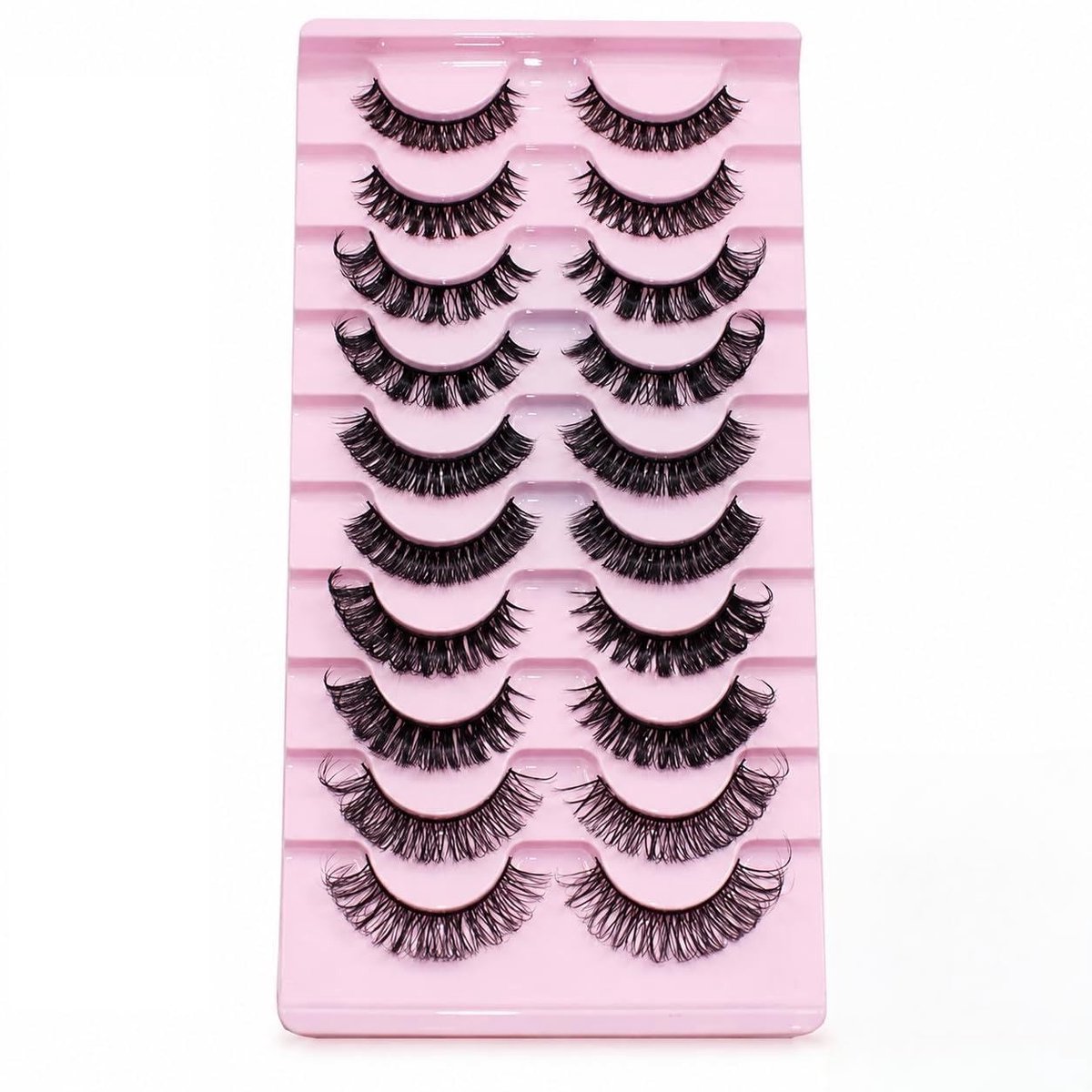 Dailygoods- Wimperset Hoogwaardige Set Met 3D Valse Wimpers - Handgemaakte Wimpers - Natuurlijke Wimpers - Wimperkruller - Ultralichte Synthetische Vezels