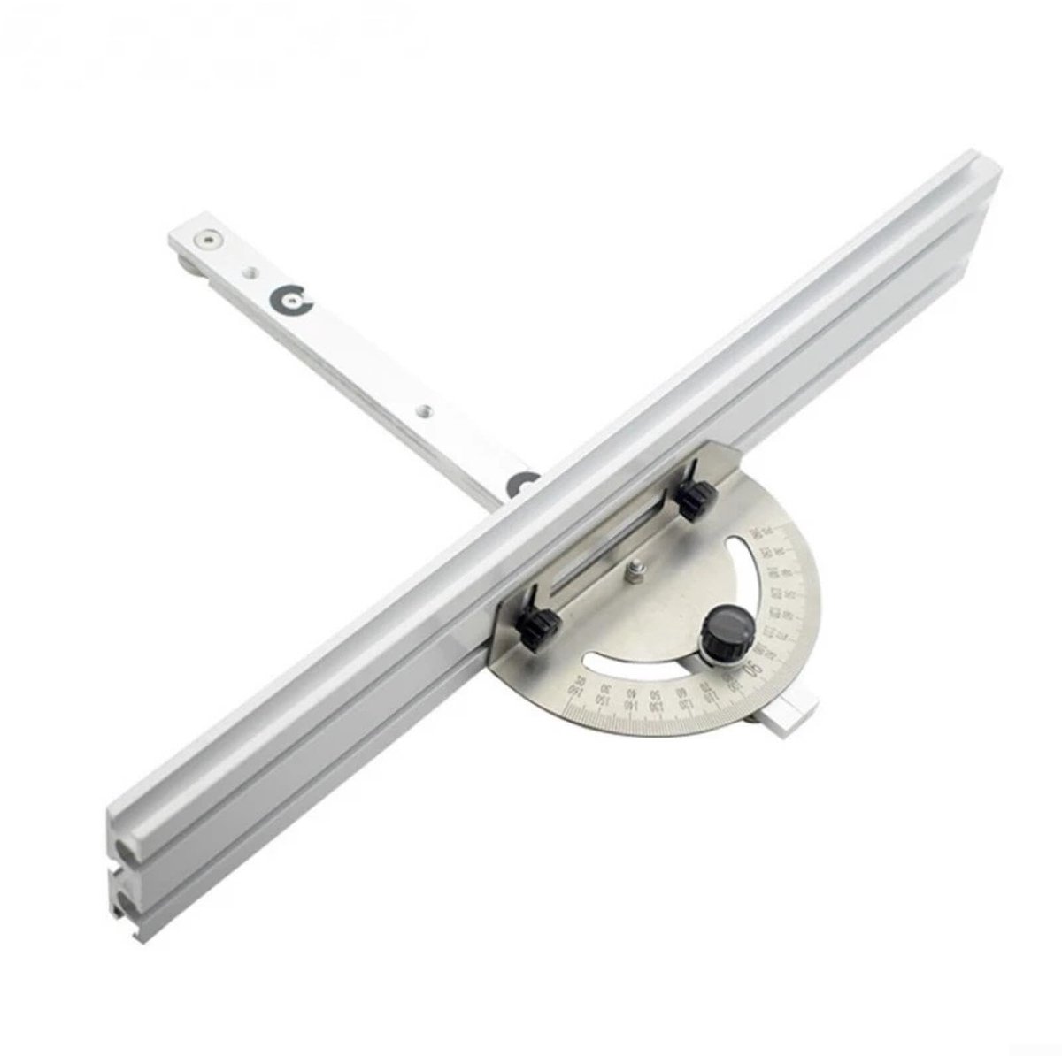 Dailygoods - Tafelzaag Hoek Push Liniaal - Verstelbare Hoekmeter - Precisie en Stabiliteit - Kleur C - Houtbewerking - Ideaal voor Meubelmakers - Perf...
