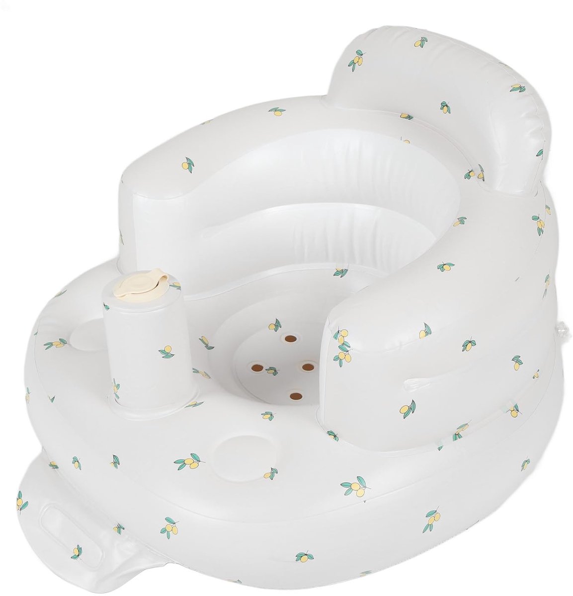 Dailygoods- Opblaasbare Stoel Verstelbaar - Baby Zitje - Cartoon Ontwerp - Veilig en Comfortabel - Draagbaar - Lekvrij Ventiel - Babyzitje