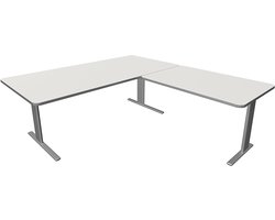 Hoekbureau Unic comfort wit 200x220cm
