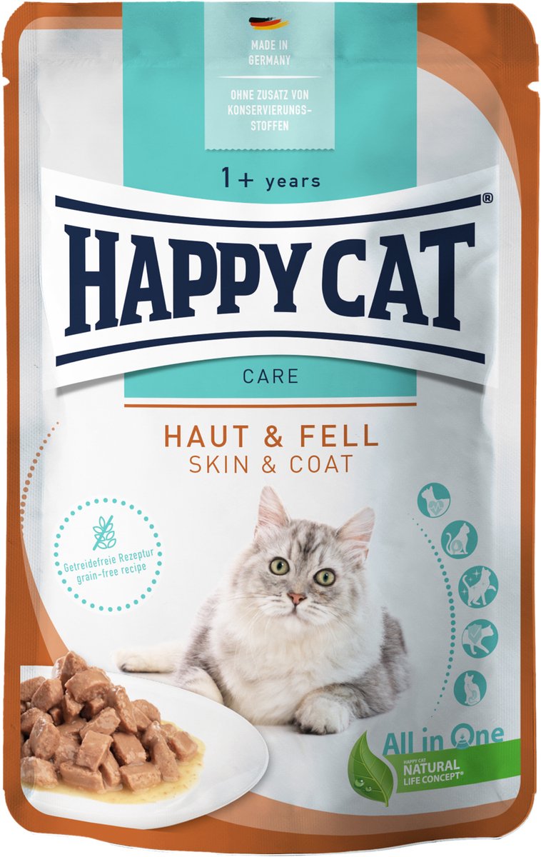 Happy Cat Happy Cat Care Skin & Coat - 20 x 85 g