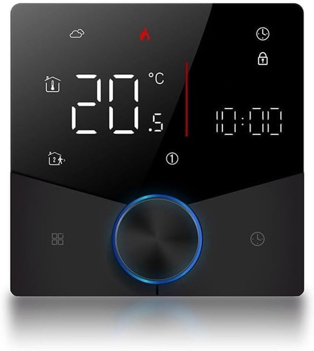 Slimme Thermostaat - Vloerverwarming Controller - Energie Besparen - App Afstandsbediening - Digitaal - Wit
