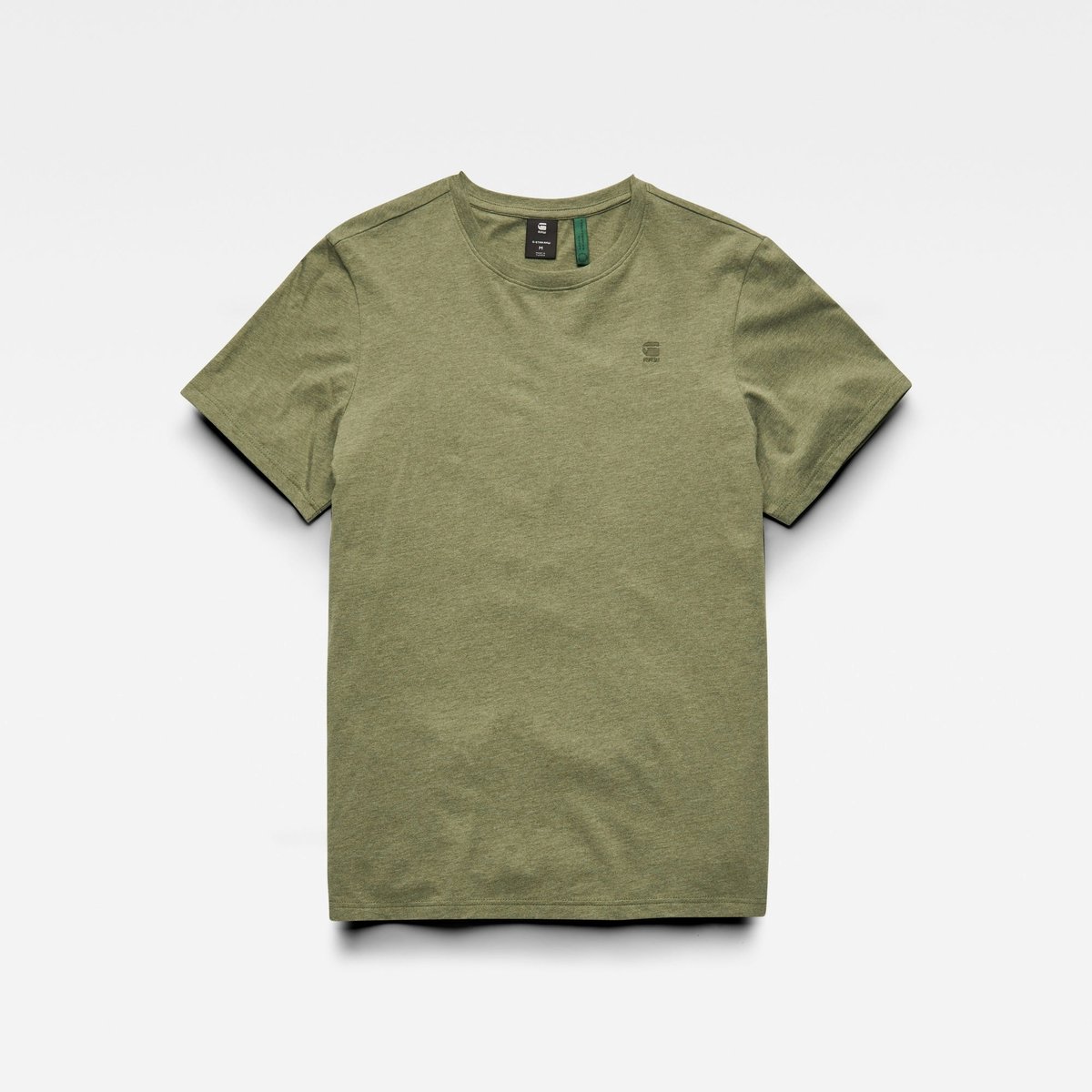 G-Star Base-s r t ss Heren T-shirts Sage Htr