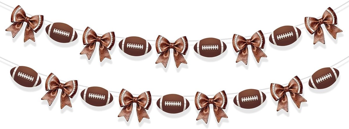 Dailygoods- Voetbalslinger - Voetbal Decoratie - Voetbal Slingers Verjaardag - Hangende Decoratie - Sportthema - Hoogwaardig Papier - Voetbaldecoratie