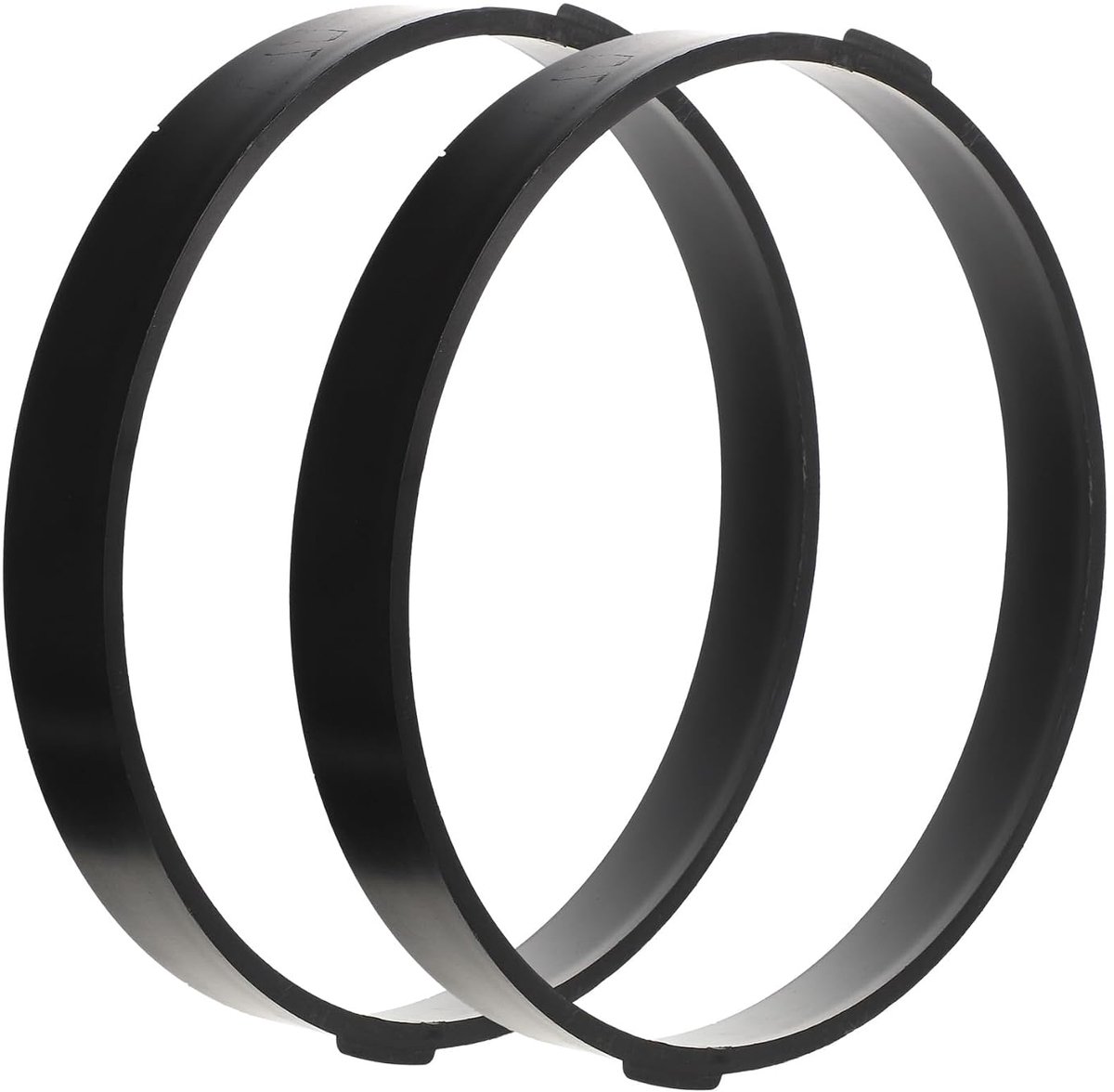 Bestratingsvorm Set - Betonmal Tuinpad - Eigen Pad Maken - Herbruikbaar Plastic - 2 Stuks 34cm - Zwart