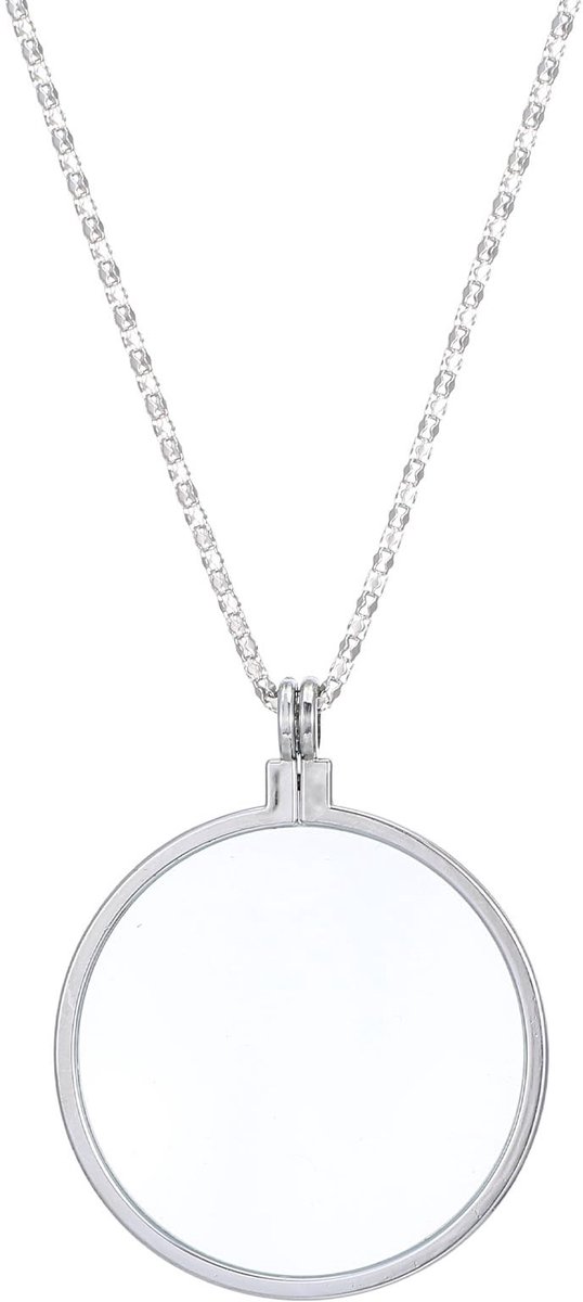 Dailygoods- Vergrootglas 5X met Ketting - Vergrootglas voor Volwassenen - Vergrootglas met Glazen Lens - Doordacht Cadeau - 90 cm Ketting - Geschikt voor Lezen en Ambachten - Monocle