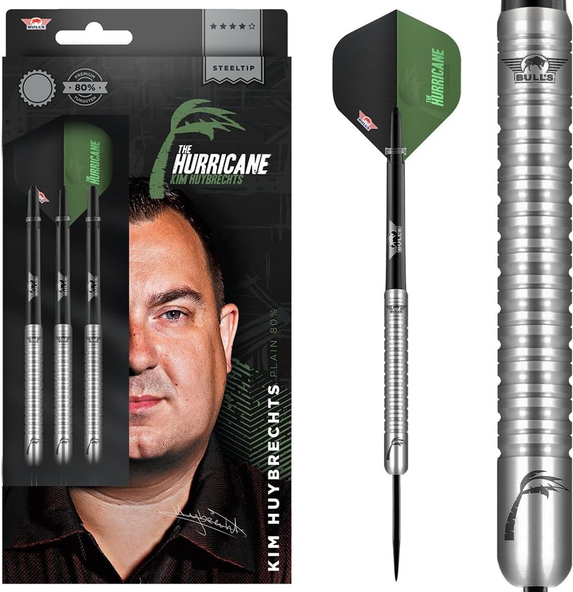 Dartpijlen Set - Stalen Darts - Precisie Werpen - 80% Wolfram - 22 gram - Zilver