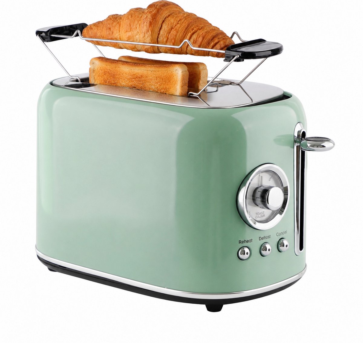 Emerio Retro Broodrooster - 800W Toaster - TO-133281 Groen
