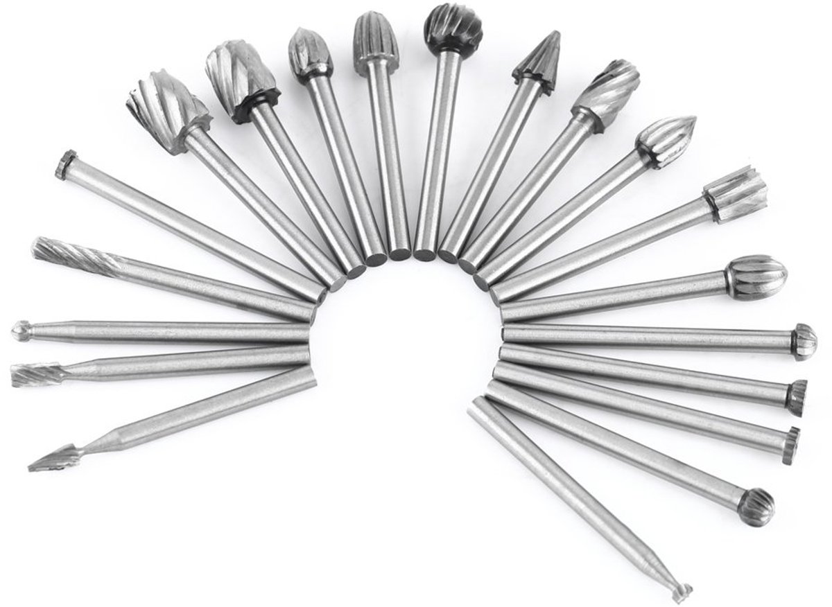 Snijbramen Set - Metaalvijlen - Materiaal Bewerken - Hoge Snelheid Staal - 20 Stuks - Metaal