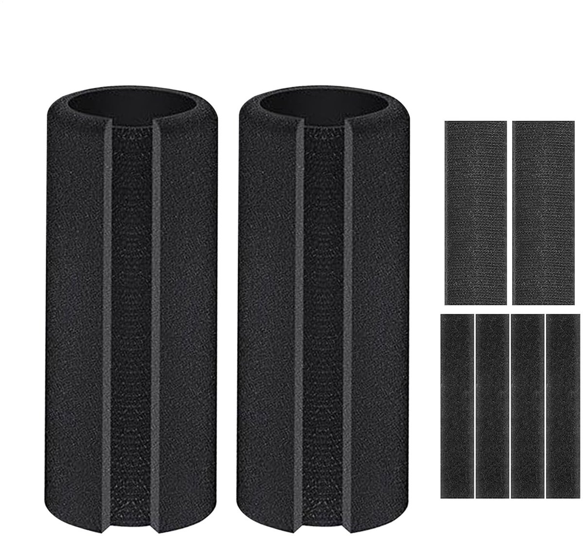 Dailygoods- Handvatten Schokabsorberend - Fietshandvatten Antislip - Comfortabele Grip - Lichtgewicht Design - 2 Stuks - 10.8 cm Lang