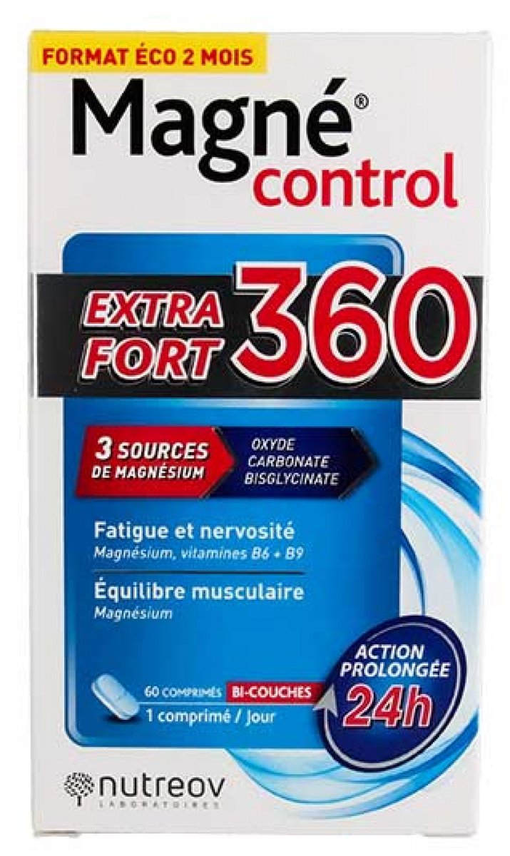 Nutreov Magné Control Extra Fort 360 60 tabletten