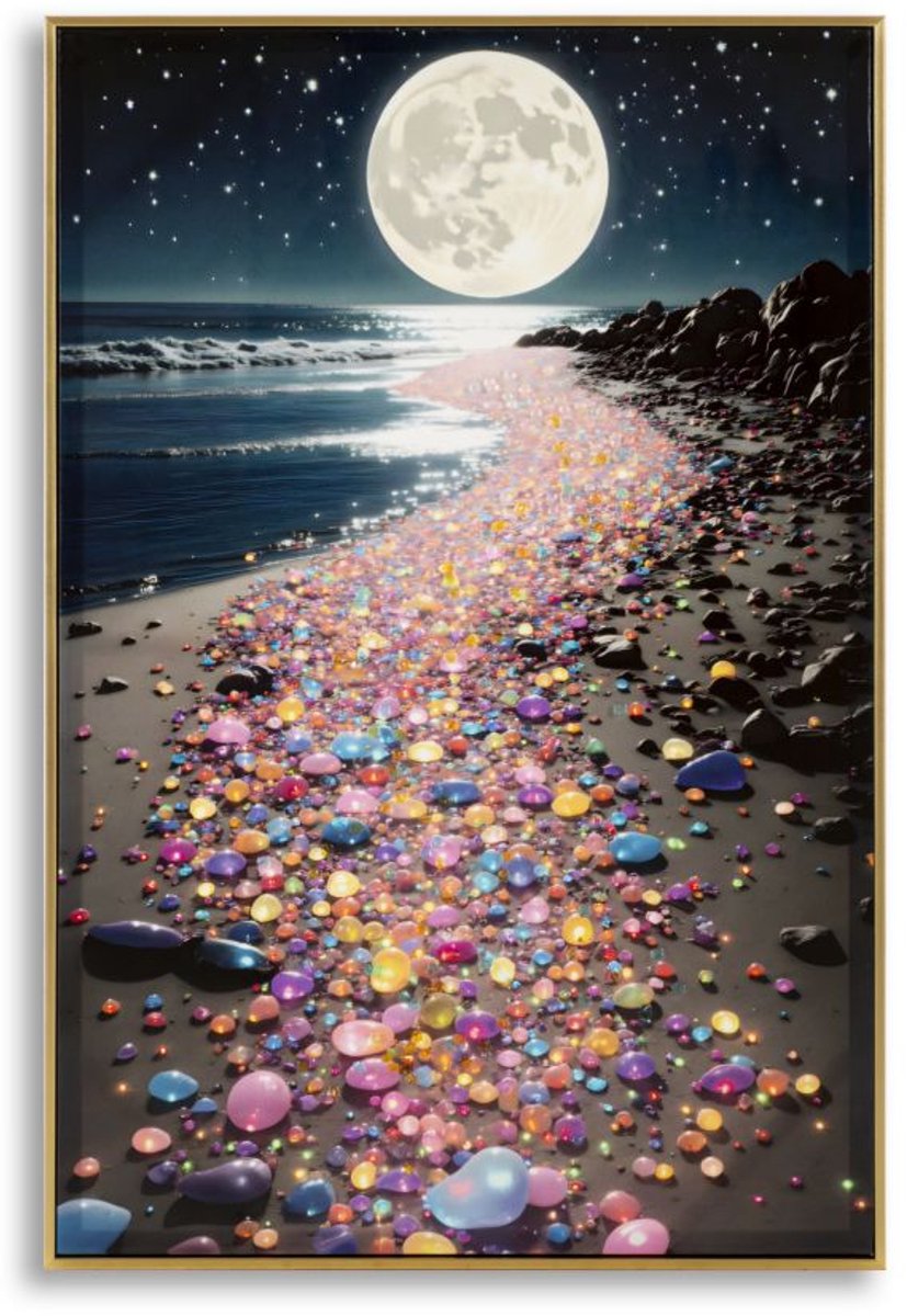Schilderij On Canvas Colors Laquared With Frame -a 60×3,5×90 cm