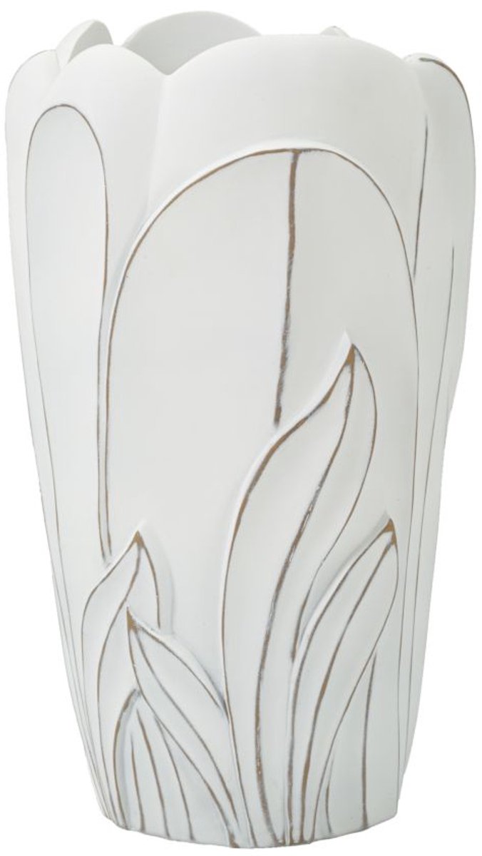 Mauro Ferretti Vaas Gardy Ø 29×48 cm Wit Wash