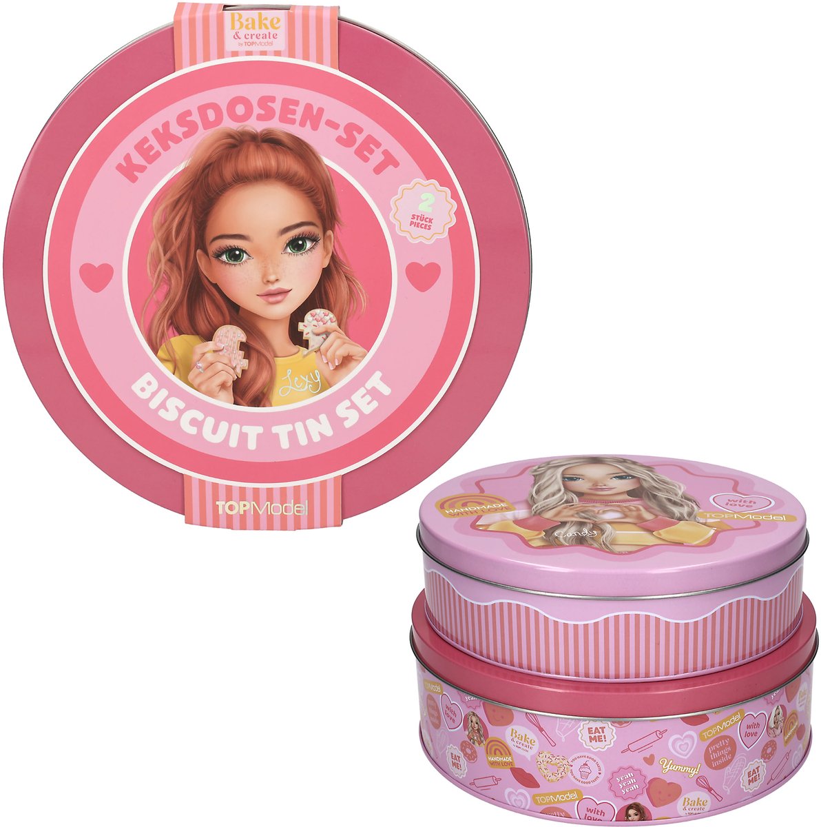 Depesche - TOPModel koekjesdozen, 2-delig - BAKE and CREATE