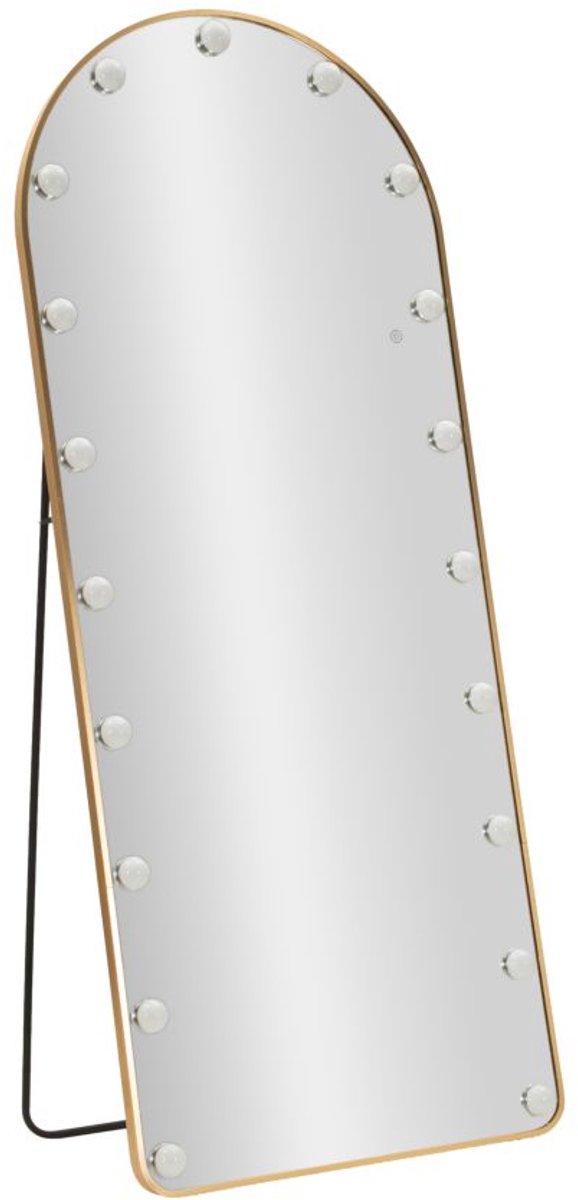 Spiegel Led Floor Mirror Hollywood Arc 70×6 cm