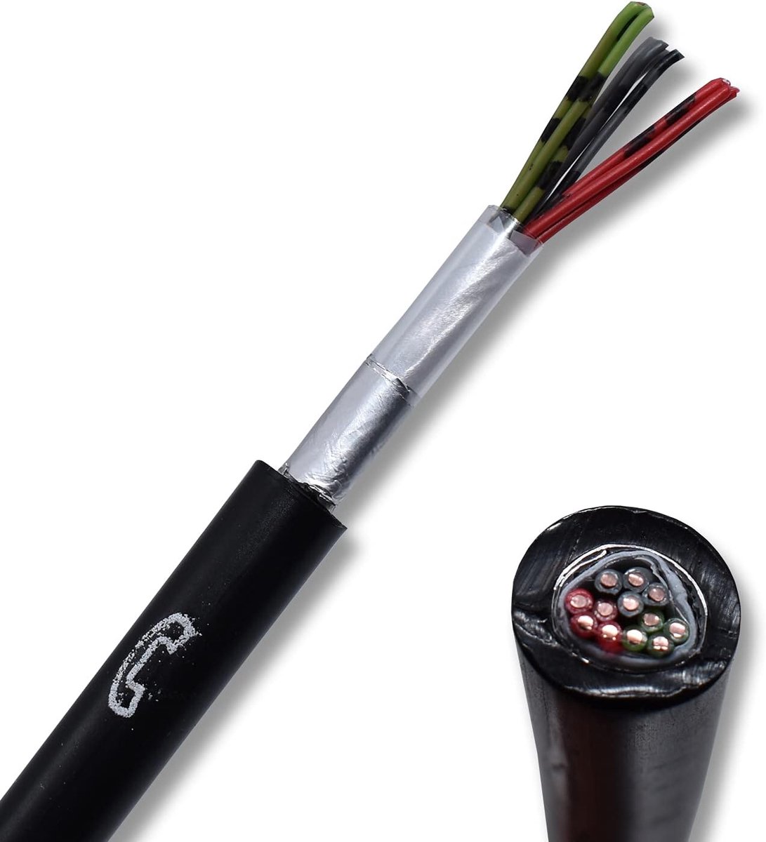 Televisiekabel A-2Y(L)2Y - Grondkabel telecommunicatie - Signalen overdragen - Waterdampblokkering - Keuze lengtes - Zwart