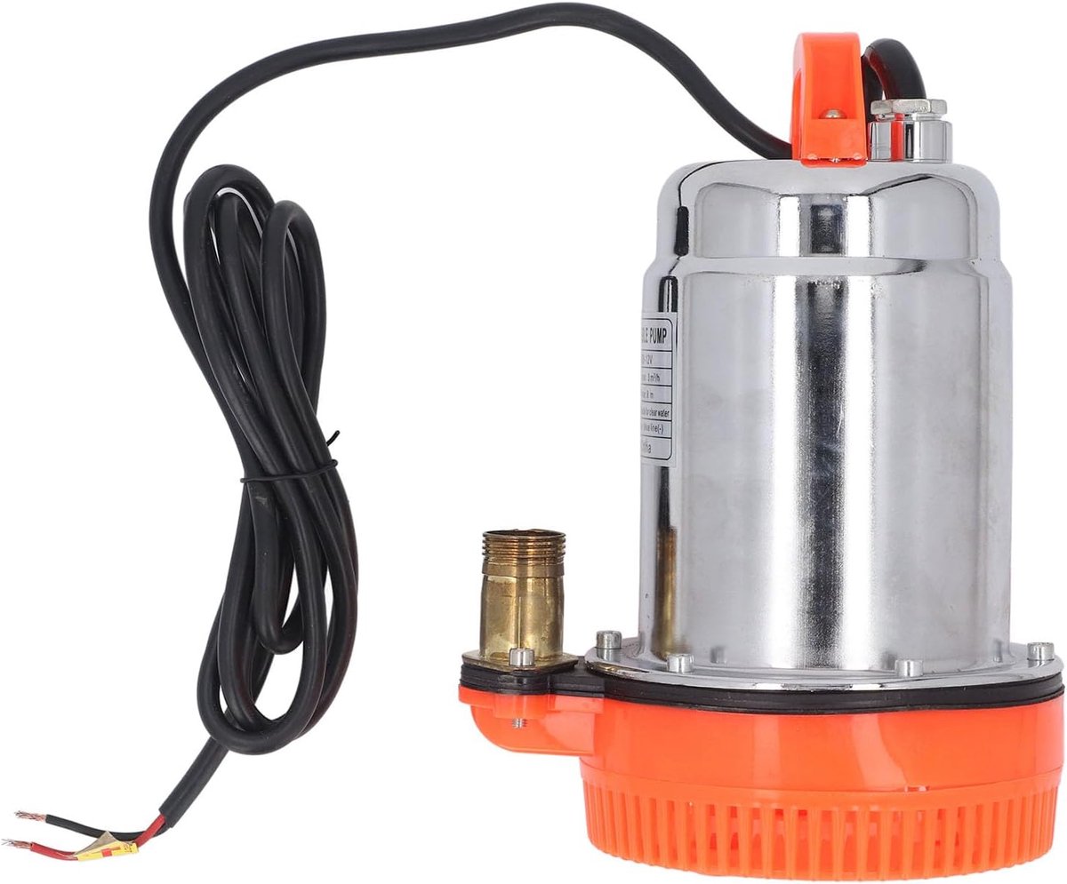Dompelpomp - Bronboosterpomp - Industriële drainage - Roestvrijstalen behuizing - 3 m³/u 8m lift - Zilverkleurig