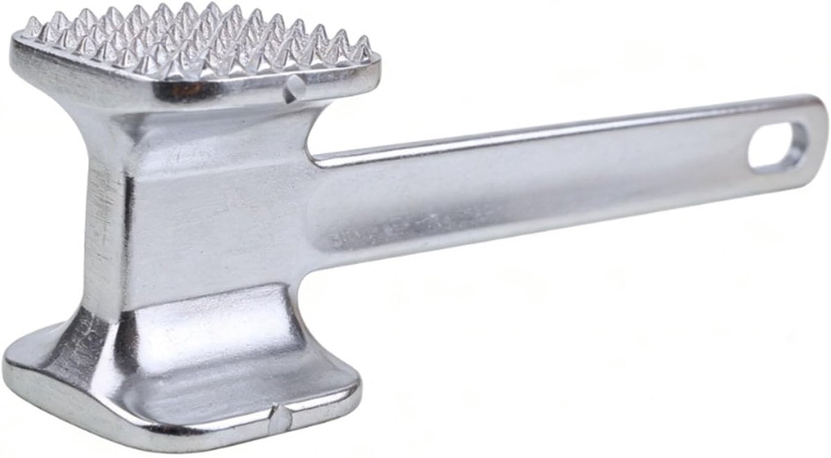 Vleesvermalser Hamer - Keuken Gereedschap - Vlees Malser Maken - Dubbelzijdig Ontwerp - 245 cm - Zilver