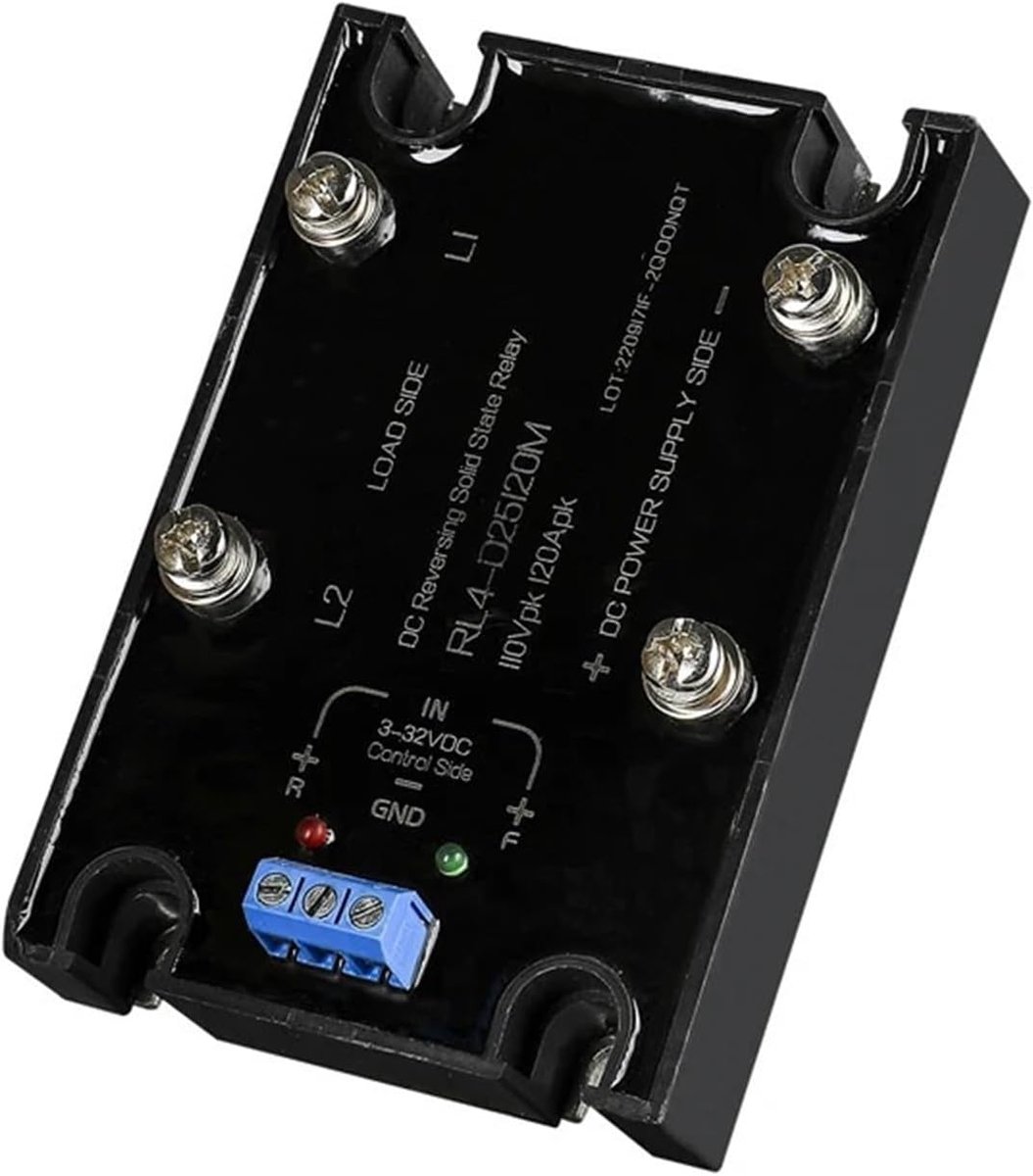 H-brug MOSFET Schakelaar - Relais Module - Motor Besturing - 4 Kanaals - 24-60V - Zwart