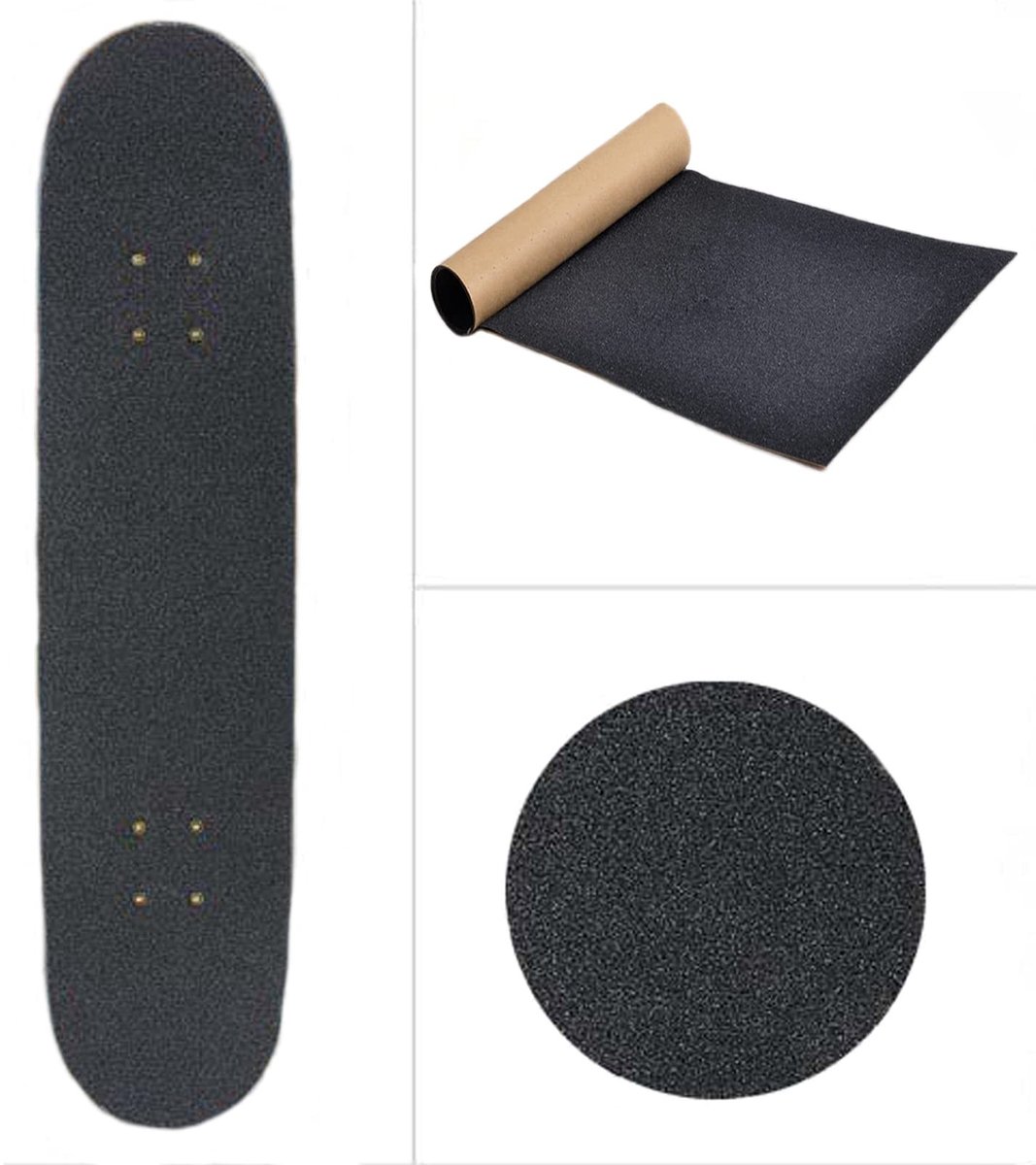 Dailygoods- Skateboard Grip Tape Waterdicht - Antislip Schuurpapier - 81x21 cm - Slijtvast - Microperforaties - Veilig Gebruik - Griptape