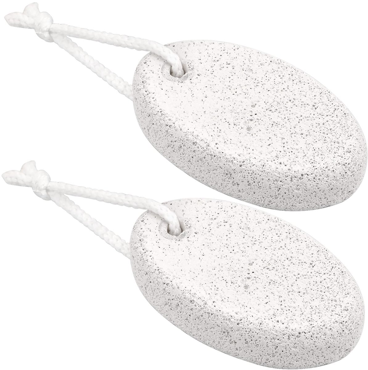 Dailygoods - Puimsteen, 2 stuks, puimsteen, voetverzorging, lavasteen, voetverzorging, natuurlijke pumic-steen, eeltverwijderaar en voetpeeling, voor voeten en handen een zachte reiniging